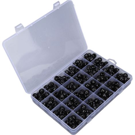 Perles décoratives pour tresses et dreadlocks, 240 pièces pour coiffures homme et femme, accessoires capillaires créatifs (1/5)