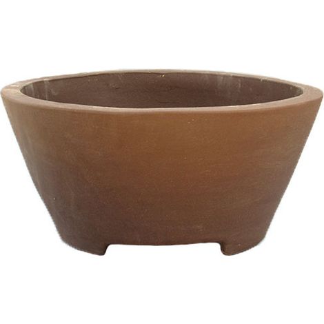 Vaso per bonsai rotondo in gres 37,5x37,5x17,5 cm - GL94a