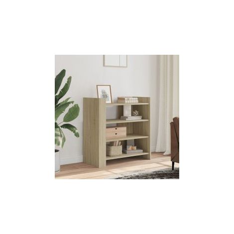 Buffet chêne sonoma 73,5x35x75 bois d'ingénierie (1/5)