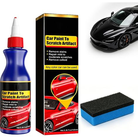 Removedor de rayones para autos, Abrillantador de rayones para autos, Reparación de carrocerías, Limpiador de pintura, Restauración de rayones ligeros y profundos, Removedor de rayones para autos, Com