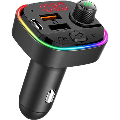 C13 Auto-MP3-Player mit Bluetooth, PD/QC3.0-Schnellladefunktion, Kfz-Ladegerät, Bluetooth-Freisprecheinrichtung und FM-Transmitter (1/3)