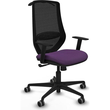 Piqueras y Crespo Mardos Sedia da Ufficio Ergonomica Viola