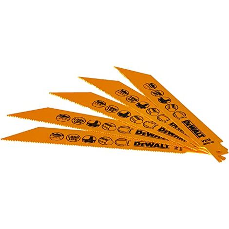 Lame per sega a sciabola DeWalt 152x1,4 mm, 5 pezzi. (1/4)
