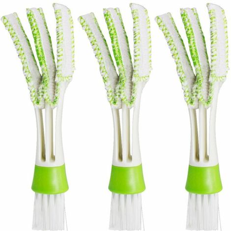 Mini plumeau pour grille d'aération de voiture, lot de 3 nettoyeurs et brosses pour climatiseur automobile (1/5)