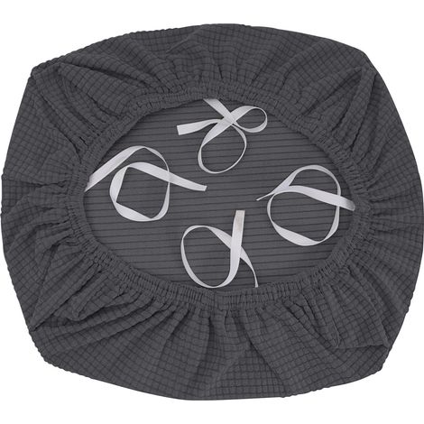 GABRIELLE Juego de 6 fundas para sillas de comedor y cocina