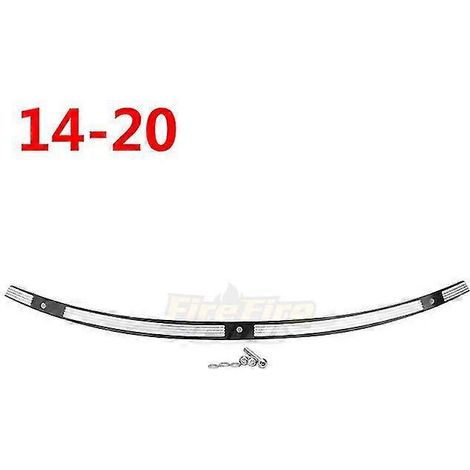 Enjoliveur de pare-brise noir/chrome usiné CNC pour moto Harley Touring Electra Glide Street Glide FLHX FLHTC CVO 96-13 14-20--D 14-20 (1/5)
