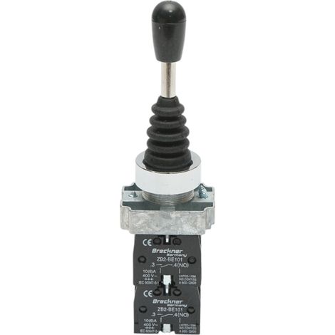 Interruttore a joystick 4 posizioni con ritorno 4NO, 400V/10A Breckner Germany (1/5)