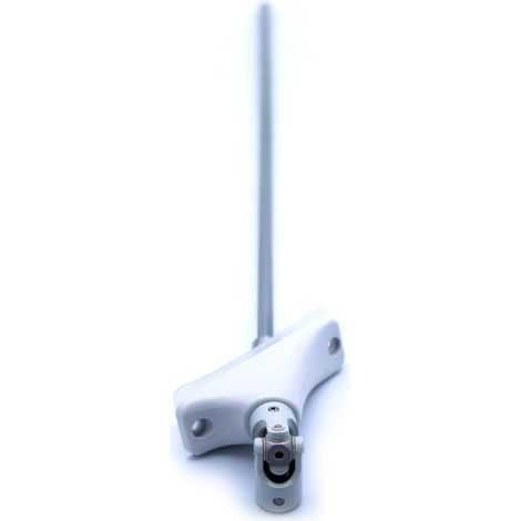 Giunto cardanico doppio base polimero 6p7 - 355 grigio + vite - ZF D596MC
