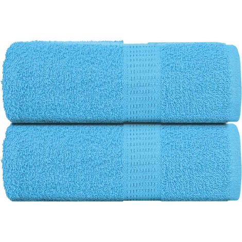 Gants de toilette FROGN, lot de 2, turquoise, 30x30 cm, 360 g/m²