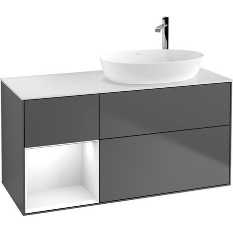 Villeroy & Boch F921GFGK Meuble sous-lavabo Finion F92 (1/2)