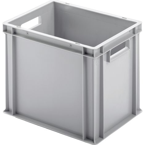Alutec 75044 Universal Kunststoffbox  geschlossen (B x H x T) 400 x 320 x 300 mm Grau 1 St.