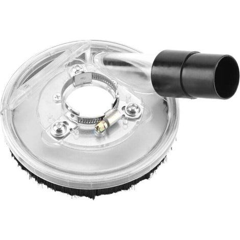 Couvercle de protection d'aspiration pour meuleuse de poussière avec raccord d'aspiration 80-125 mm pour meuleuse d'angle (1/4)