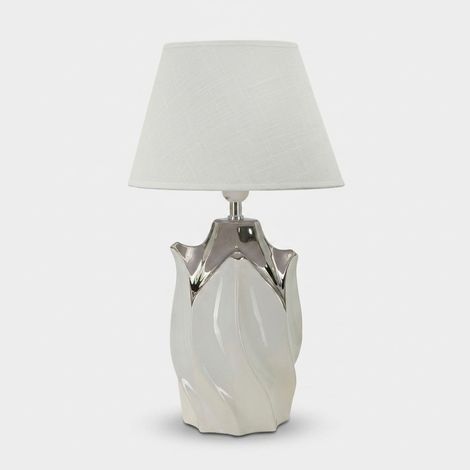 Lámpara de mesa de cerámica con pantalla Shiney (1/5)