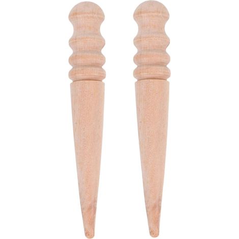 Outil de Plantation Pratique en Bois 2pcs pour Semis Précis et Amélioration Germination, pour Balcon ou Jardinage en Petits Espaces (1/5)