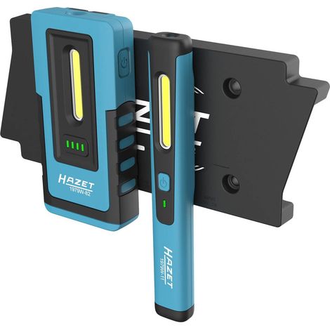Hazet 1979NW 3 potente lampada LED nera e blu (1/2)