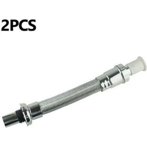 Drain hose, sewer hose, telescopic sink drain hose, flexible deodorizing tap water supply hose suitable for bathroom and kitchen (2 pieces) (1/4)