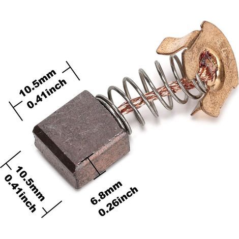 CB441 Lot de 4 balais de charbon de rechange pour perceuse sans fil SDS HR241 DHR202 18V (1/4)