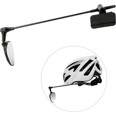 Rétroviseur universel réglable en ABS pour vélo, casque et lunettes de recul.