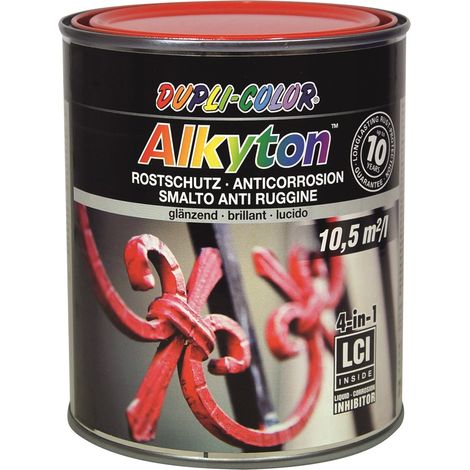 Pot de peinture - TOPCAR - 11851 - 750 ml - Rouge signalisation - Résistance extérieure