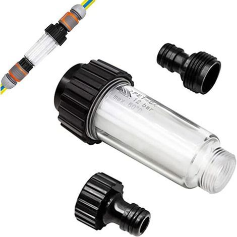 1 Stück Filter für Hochdruckreiniger-Schlauchfilter, für Hochdruckreiniger und Gartenpumpen mit 3/4-Zoll-Anschluss, kompatibel mit 4.730-059.0 (1/4)