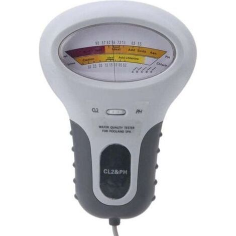 Testeur de Chlore et de pH CL2,Testeur Numérique LCD Multifonction,Testeur de Niveau de Chlore avec Sonde,Pour La Piscine et Le Spa