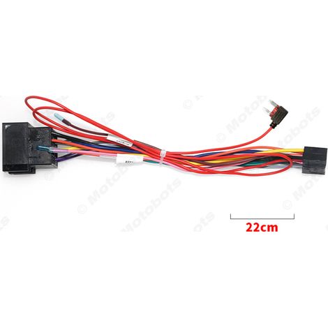 Compatible with 06-10 Lada Vesta and Granta navigation tail wires, and the PalmNet retrofit power cable. (1/4)