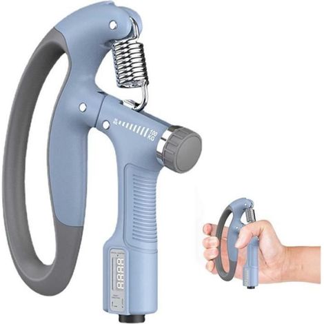 Pince À Main - Régulable De 10 À 100 Kg - Pour Renforcement Des Avant-Bras Et Des Poignées - 1 Pièce (1/4)