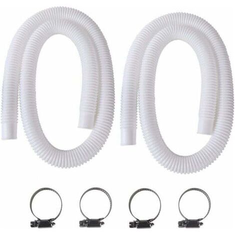 BUNTHAUS PA Tuyau Piscine Hors Sol 32mm 2 Pièces 150cm Pompe Compatible 330 530 1000 GPH (1/4)