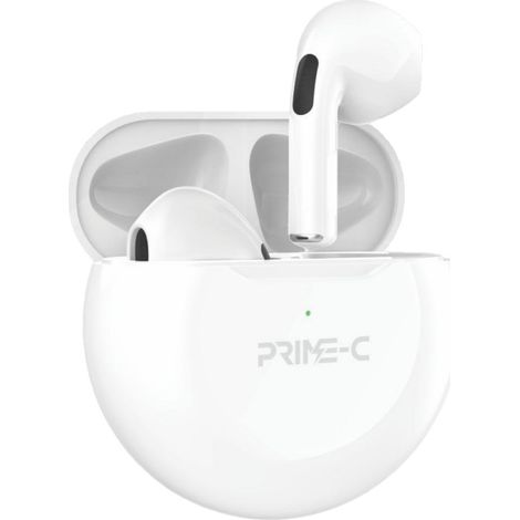 Fones de ouvido Bluetooth, bateria com duração de 4 horas/qualidade de som sem perdas - branco