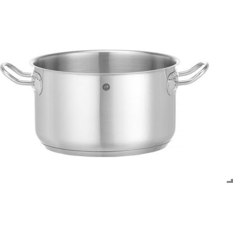 Braisière Sans Couvercle - Fond Capsulé Aluminium Acier Inoxydable - Compatible Induction Et Toutes Sources De Chaleur - Dimensions L314 X P217 X H115 Mm - Gris (1/3)