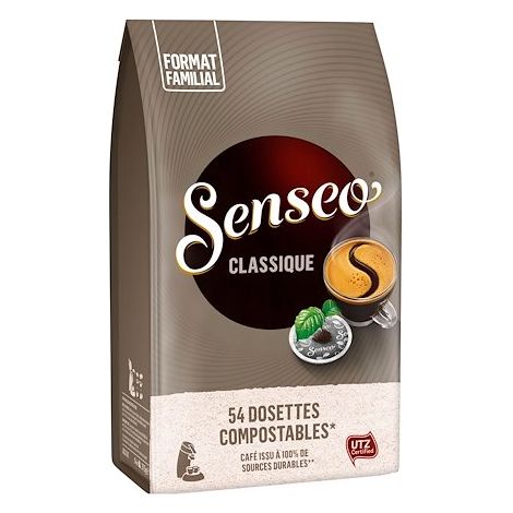 Dosettes de café Senseo Classique - Paquet de 54 (1/4)