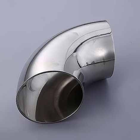Raccord coudé pour tuyau d'échappement, coude en acier inoxydable à 90 degrés (1/3)