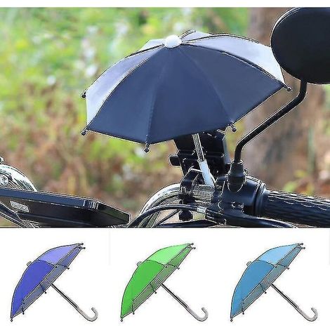 Kleiner Motorrad-Regenschirm, Spielzeug-Regenschirm, wasserdichter Regenschirm für Elektroautos, kleiner lila Regenschirm (1/5)