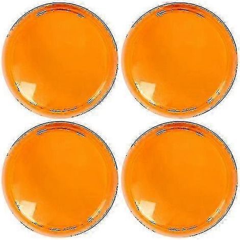 Lot de 2 caches de clignotants pour Harley Touring Road King Sportster Dyna, noir/fumé/orange/rouge coudé (1/5)
