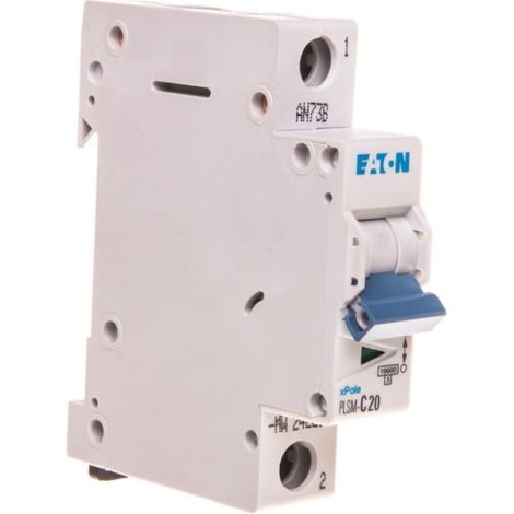 Leistungsschalter 1P C 20A 10kA AC PLSM-C20-MW 242207