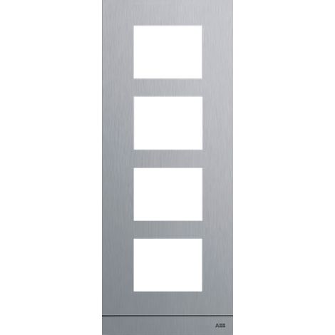 Platine 1/4 audio/vidéo acier inoxydable 2TMA130160X0064 ABB 41394CF-S