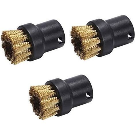 Lot de 3 Brosses Vapeur Nettoyant Accessoire Aspirateur Nettoyage Maison pour Karcher SC1 SC2 SC3 SC4 SC5 SC7