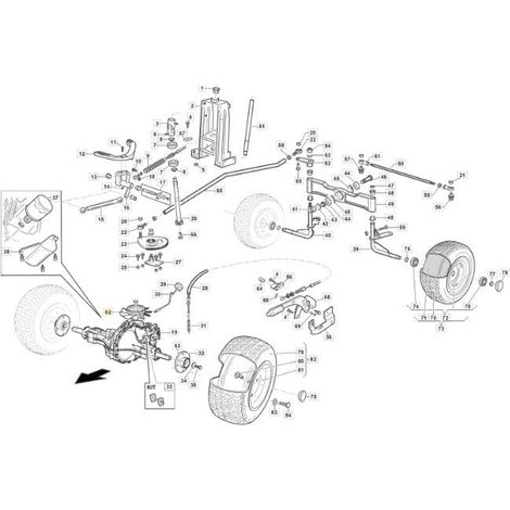 KIT VENTOLA-PULEGGIA ASSALE HG G700 ORIGINALE STIGA - 118830538/0