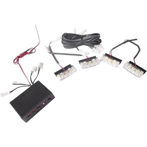 One Drag Four Strobe Lights Signal Car LED General Supplies (1/5)