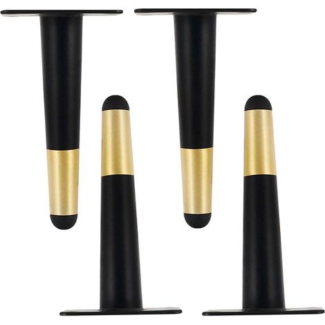Hierbei handelt es sich um leichte und luxuriöse schwarze Sofabeine, schlichte Tischbeine, Metallmöbelbeine und dicke und robuste Schrankbeine, die sich für die Reparatur und Renovierung von Möbeln ei (1/4)