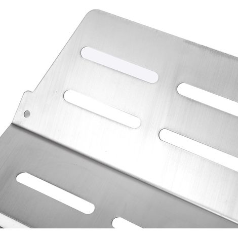 Plaque de protection thermique de rechange en acier inoxydable pour barbecue à gaz Weber Genesis série 300 (1/5)