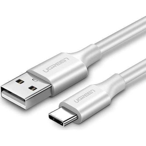 Cable USB a USB-C QC3.0 ugreen US287 de 2 m (blanco)