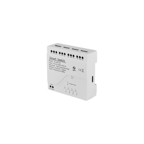 Module de Commutation Intelligent Tuya ZigBee à 4 Canaux RF433, Domotique Intelligente, Disjoncteur Monter Soi-Même, Relais Sans Fil, Commande Vocale