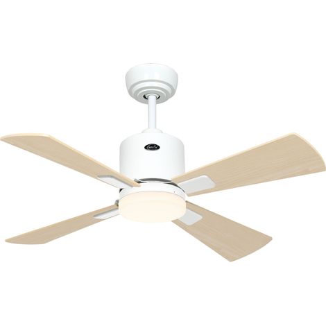 Ventilateur de plafond ECO NEO III 92, Blanc - Blanc/Gris clair, Wi-Fi avec éclairage (1/2)