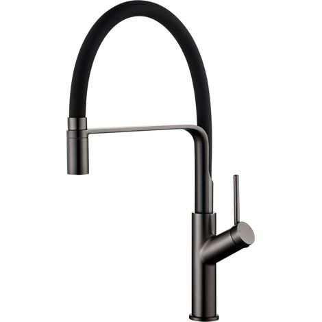 IMEX GCE022/BGM SENA Grifería De Cocina Color Black Gun Metal - ref: GCE022/BGM (1/2)