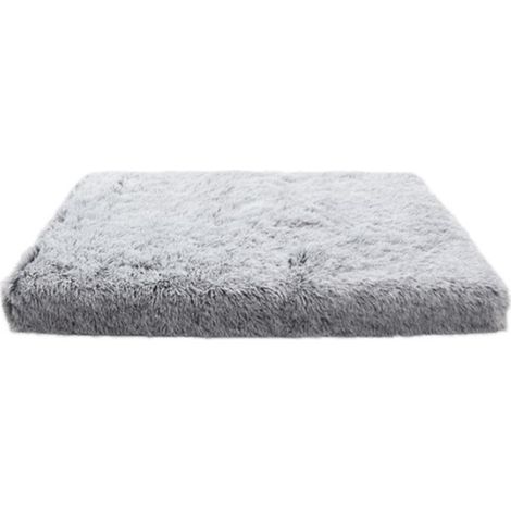 Niche carrée moelleuse pour chien ou chat, tapis de niche pour animaux de compagnie, canapé-lit profond pour chien (1/5)