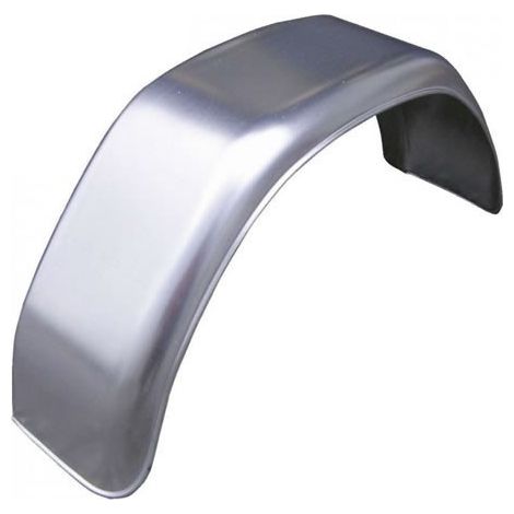 Garde-boue rond en acier galvanisé 10" – Protection optimale contre boue et gravier – Installation rapide pour remorques 10 pouces