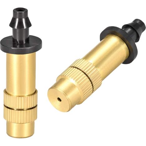 sourcing map 10pcs sur buse de micro-pulvérisation barbelée 1/4" pulvérisateurs à brumisation (1/3)