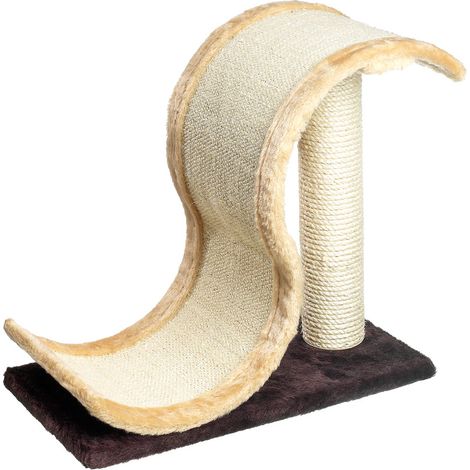 K&F RASCADOR PARA GATO K&FITTY SCRATCHY I MARRÓN/BEIGE 50 X 24 X 40 CM