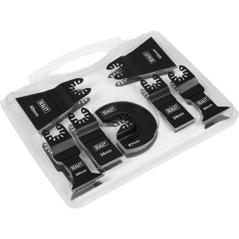 Sealey WMTSET Worksafe® Multi-Tool Metal & Wood Blade Set 7pc